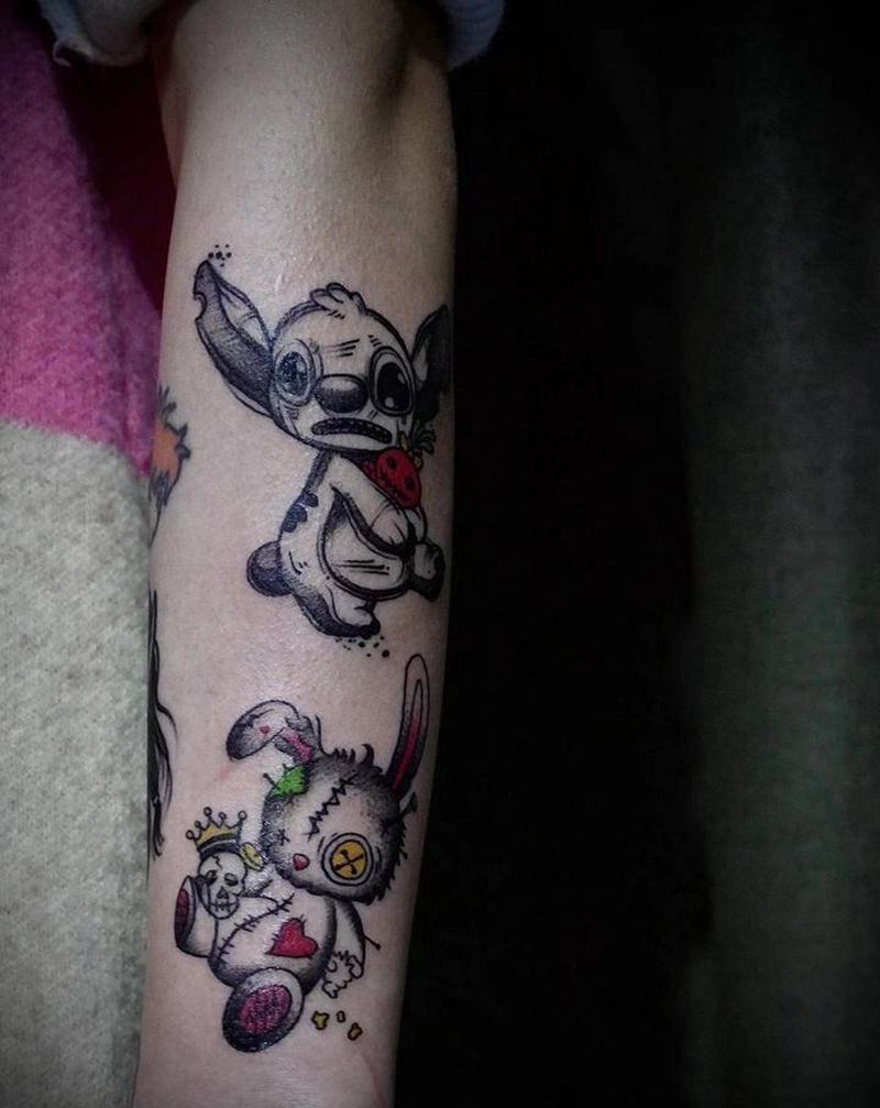 近期纹身图片_手臂手部水墨欧美纹身图案