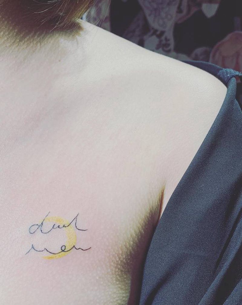 爱纹身图片_小清新纹身图案