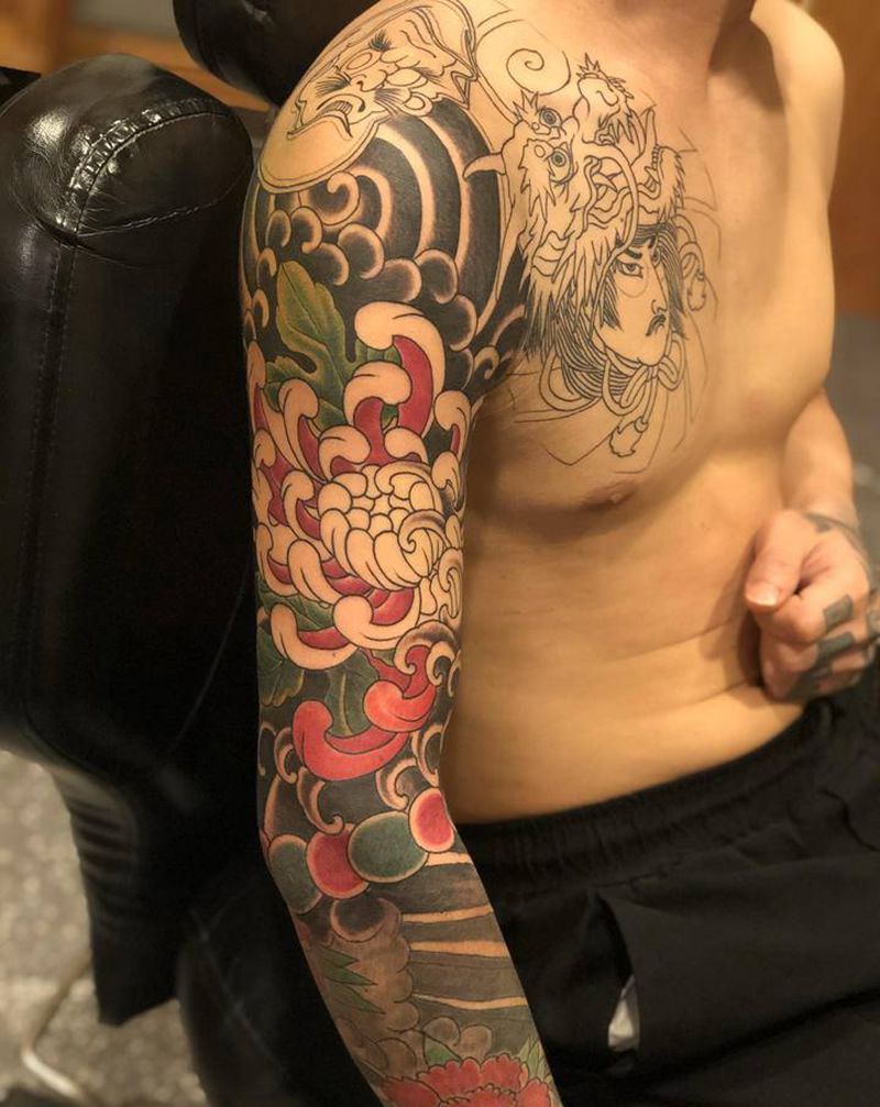 老传统纹身纹身图片_手臂手部老传统纹身图案