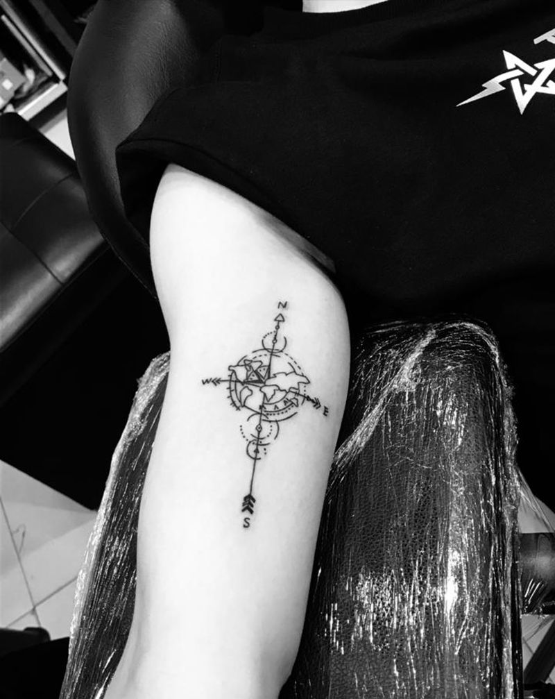 情侣纹身纹身图片_手臂手部点刺纹身图案