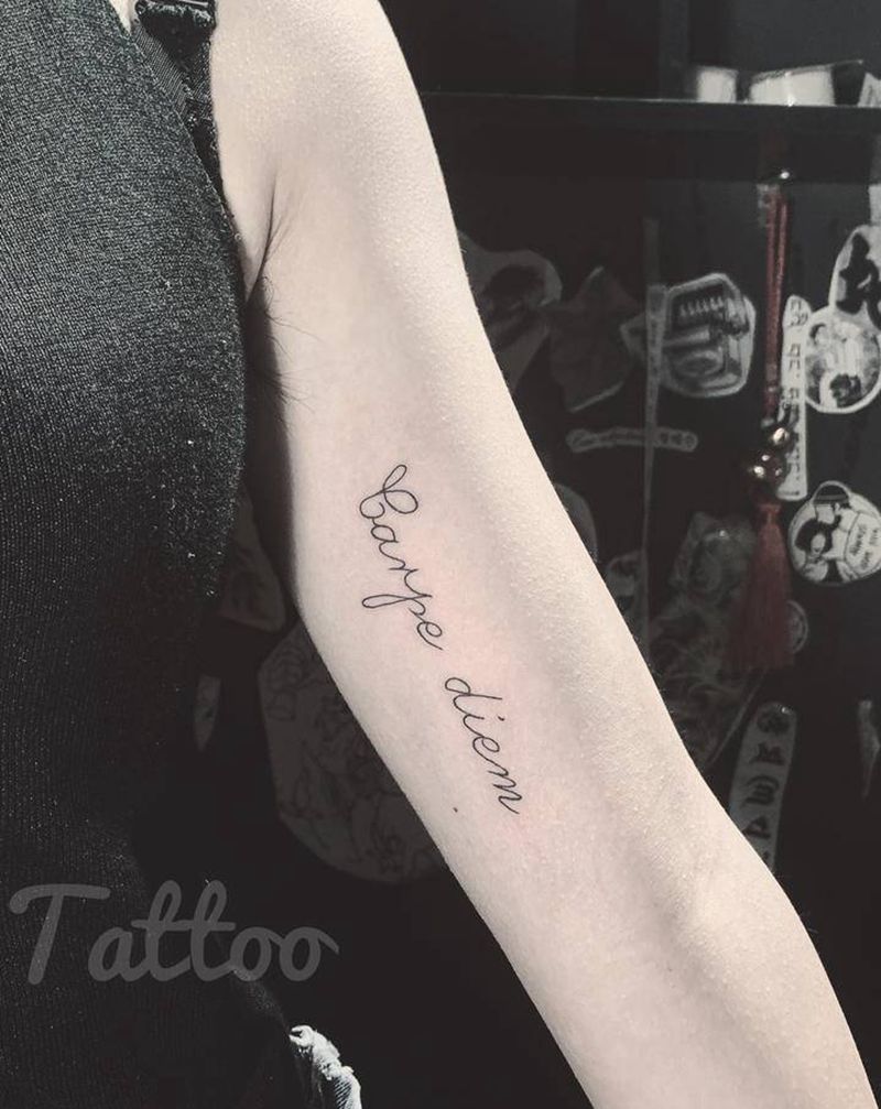 「英文」纹身图片_手臂英文纹身图案