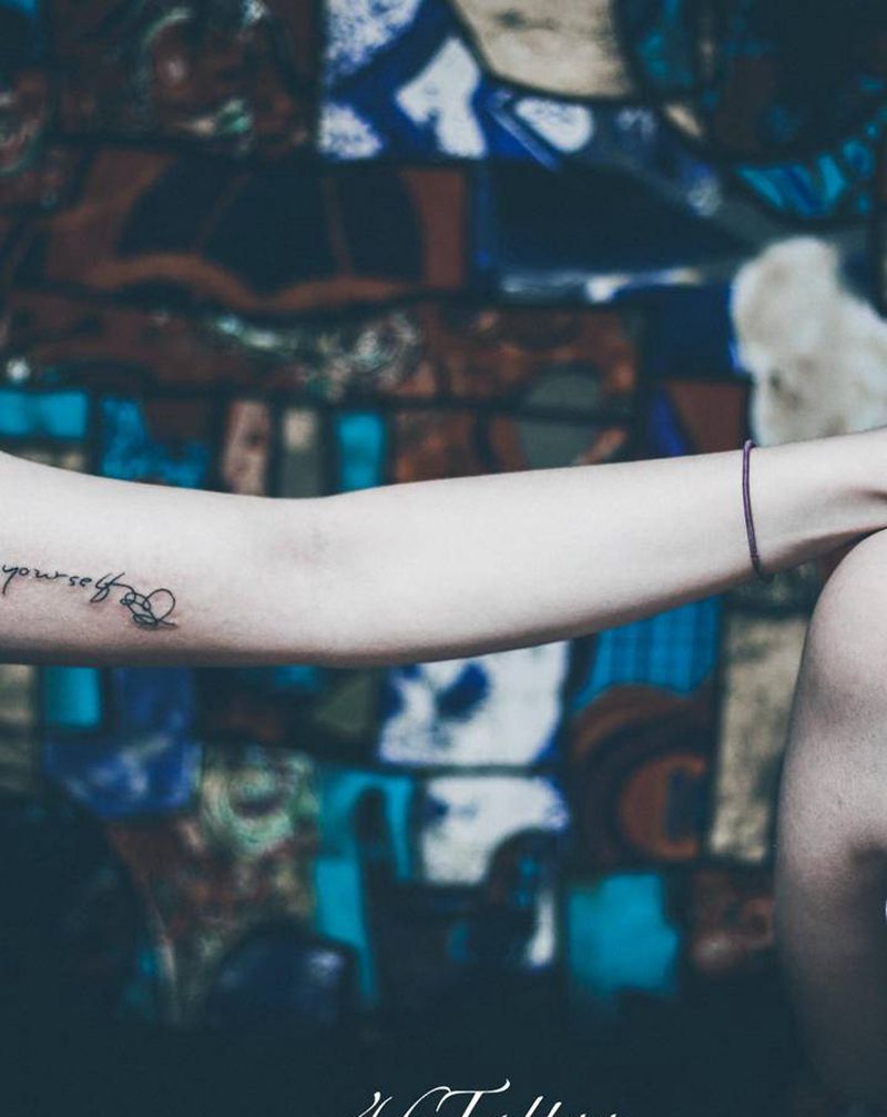 「友谊」纹身图片_手臂纹身图案