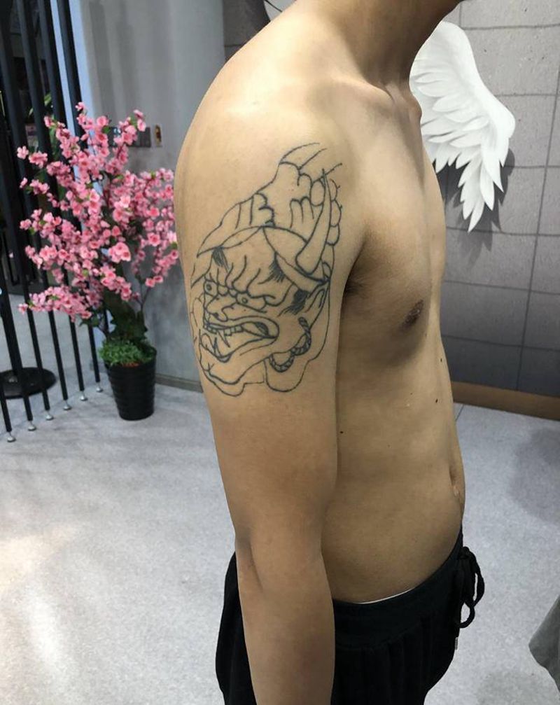 遮盖旧图纹身纹身图片_手臂新传统纹身图案