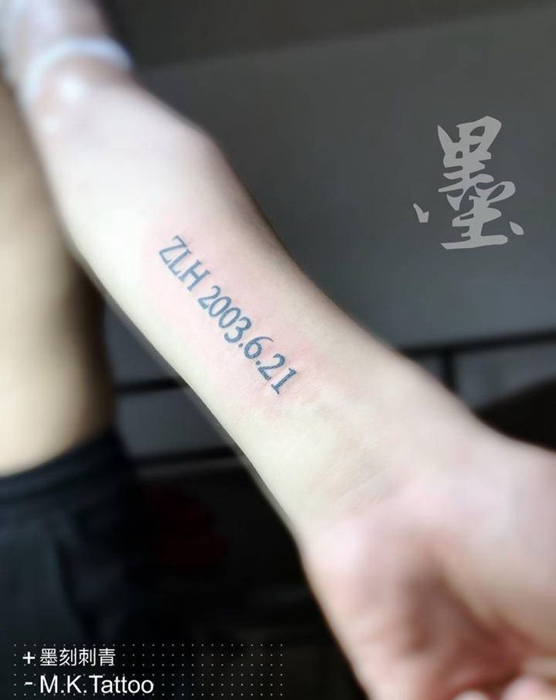 数字纹身图片_手部纹身图案