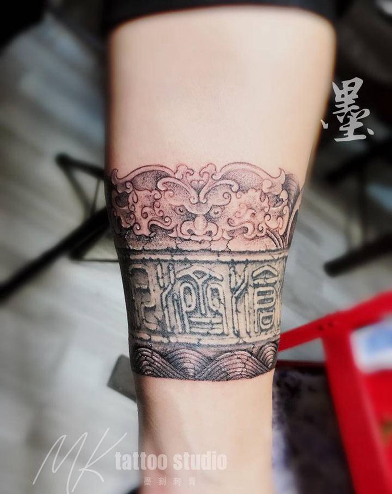 添加元素，纹身图片_手部纹身图案