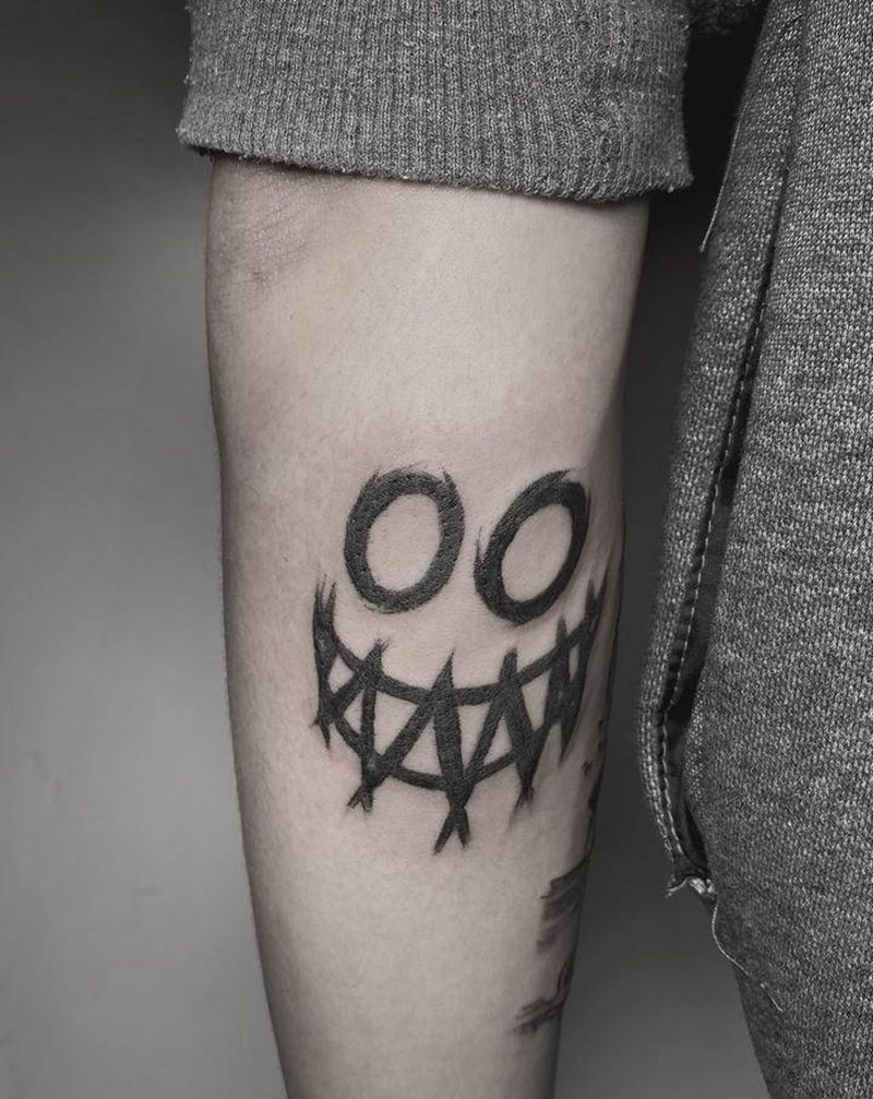 手臂作品完成纹身图片_手臂手部水墨水彩纹身图案