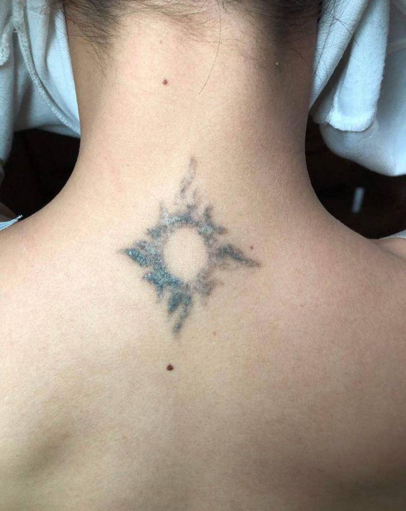 失败纹身覆盖纹身图片_背部纹身图案