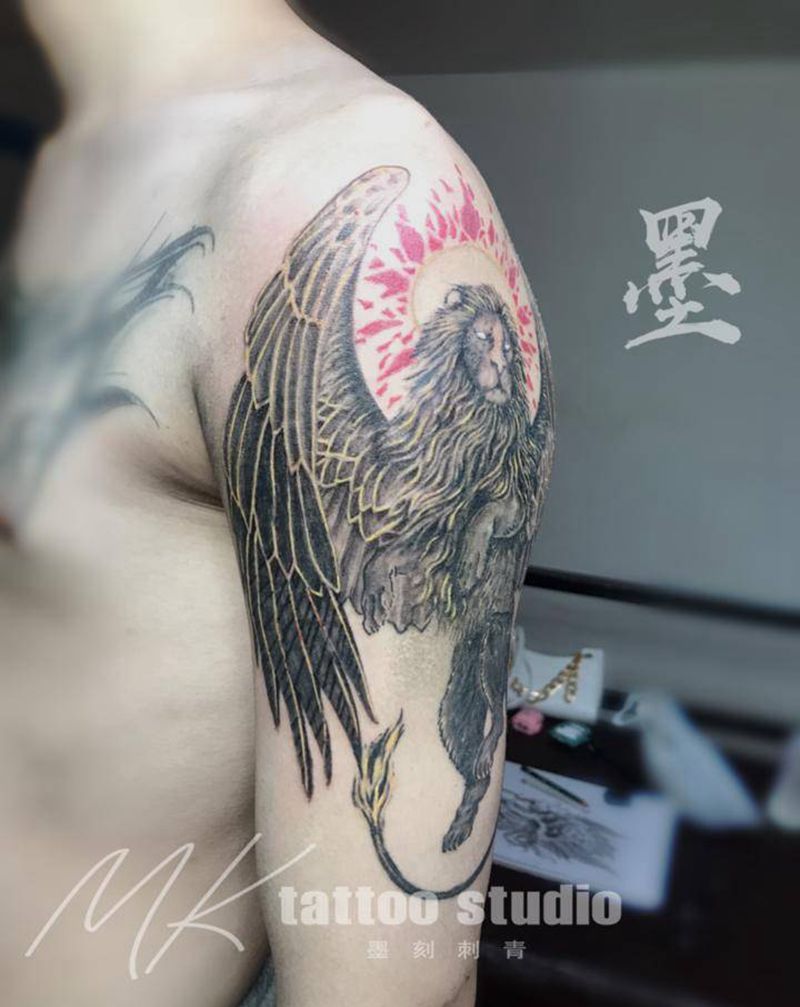 帅哥非常有想法，自带图纹身图片_手臂纹身图案