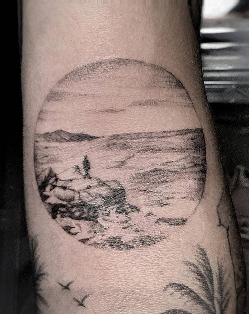 孤-独纹身图片_手臂手部欧美写实新传统纹身图案