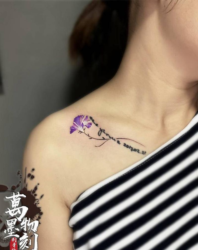 旧纹身添加纹身图片_肩部颈部欧美写实水彩纹身图案