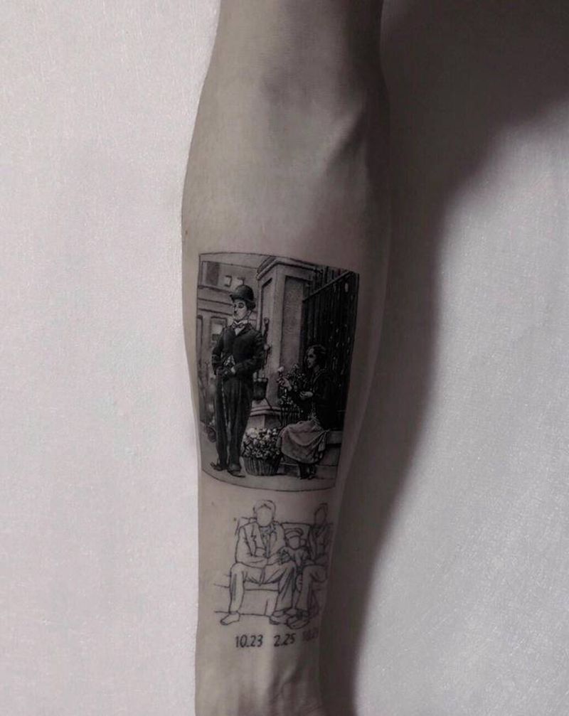 写实纹身图片_手臂欧美写实纹身图案