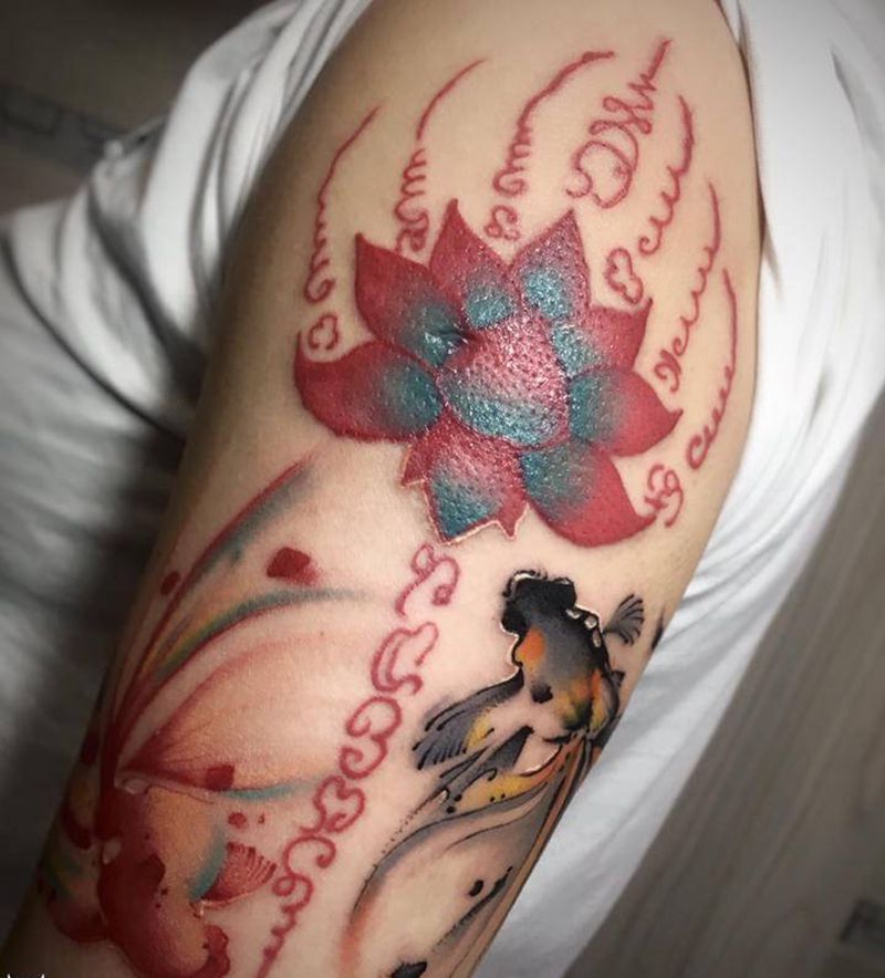 修改旧纹身纹身图片_肩部水墨纹身图案