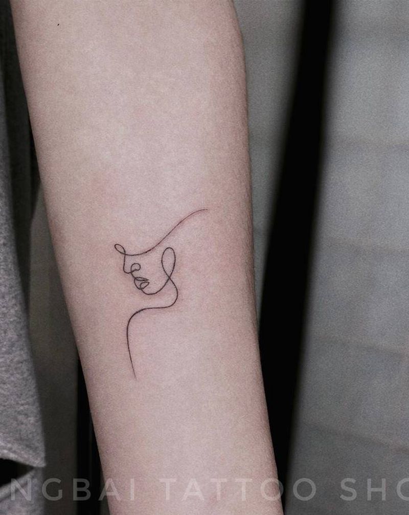 小清新纹身图片_手臂纹身图案