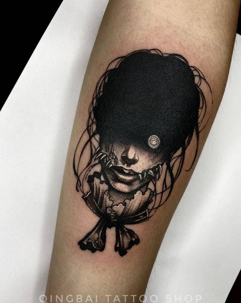 糟糕的情绪纹身图片_手臂纹身图案