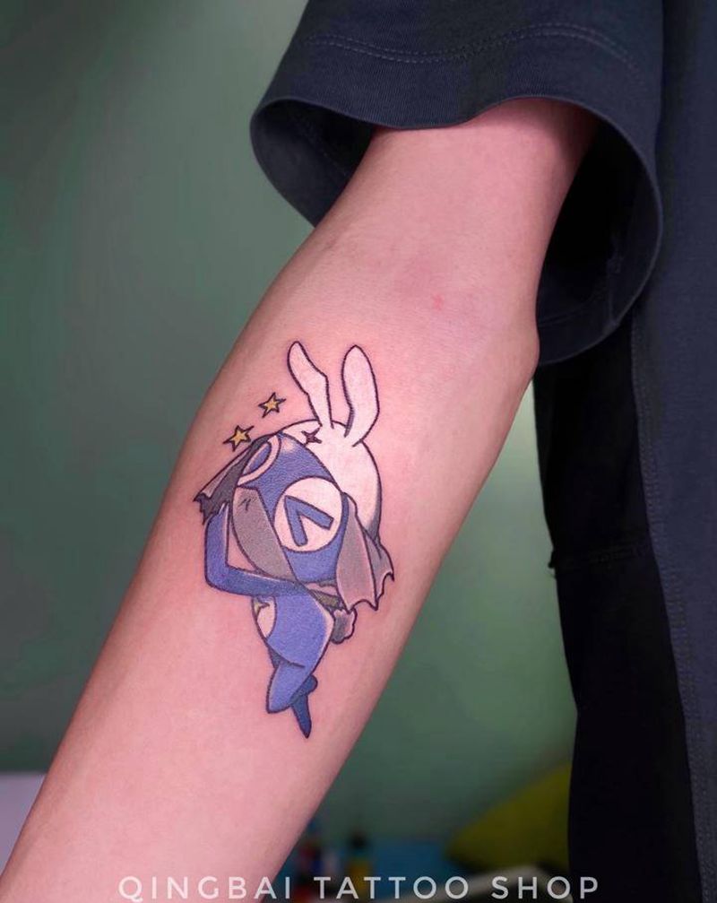 DORORO&TAMAMA纹身图片_手臂New School纹身图案