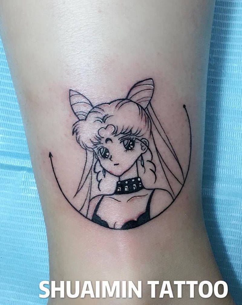 战士纹身图片_腿部纹身图案