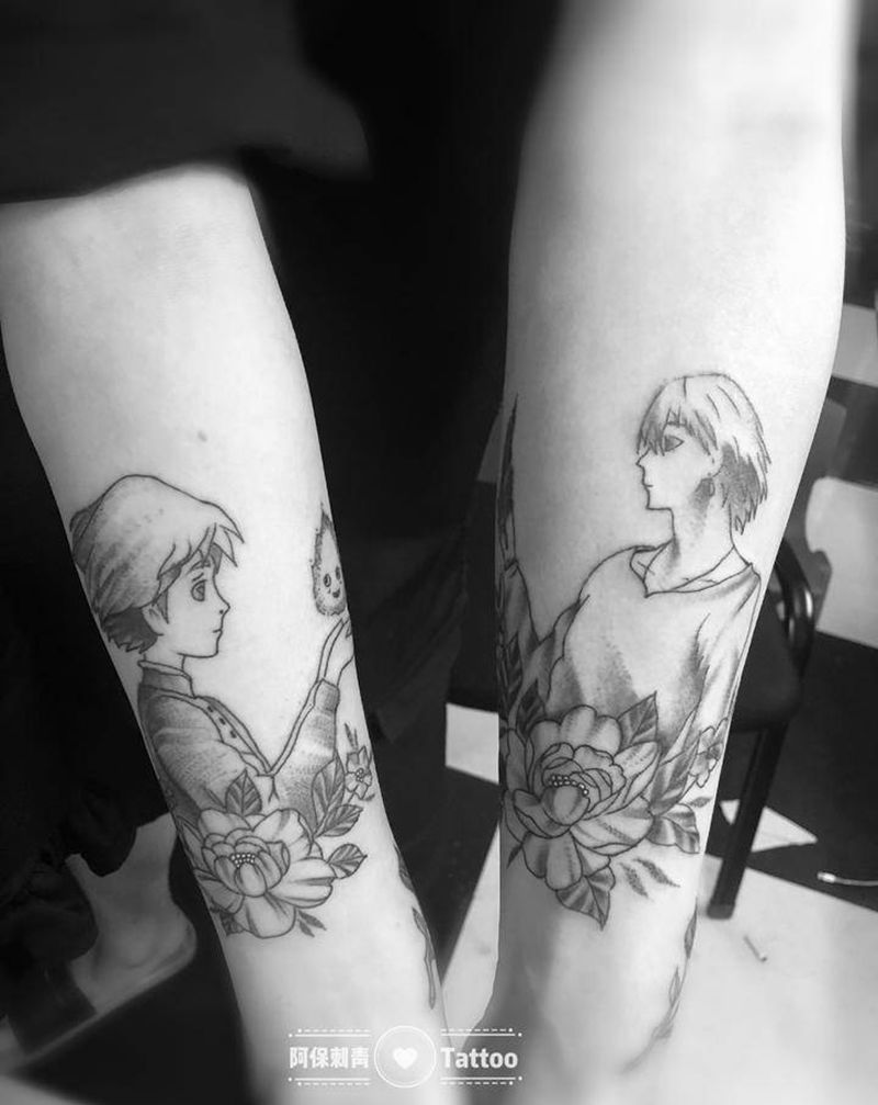 情侣纹身纹身图片_手部几何纹身图案