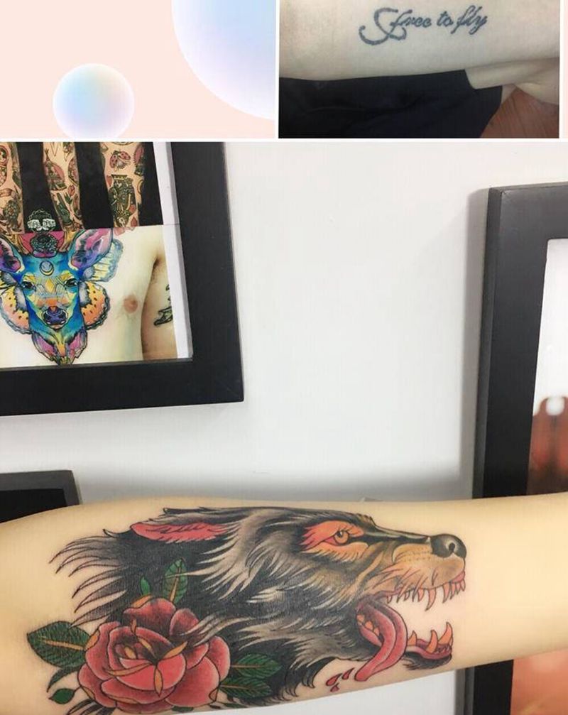 遮盖纹身图片_手臂纹身图案