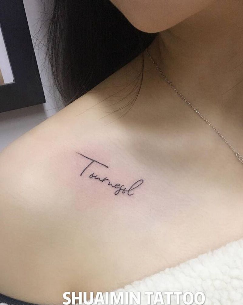 字母纹身图片_肩部纹身图案