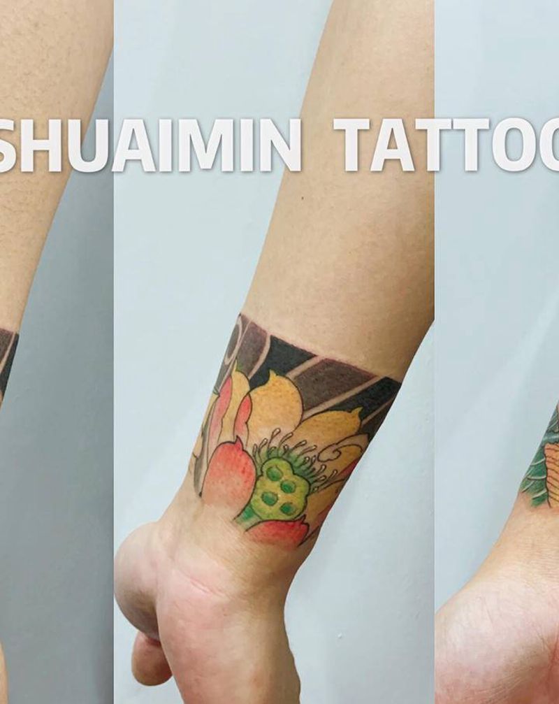 手环纹身图片_手臂纹身图案