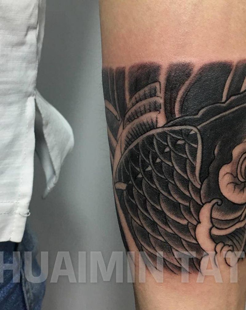 臂环纹身图片_手臂腿部新传统老传统纹身图案
