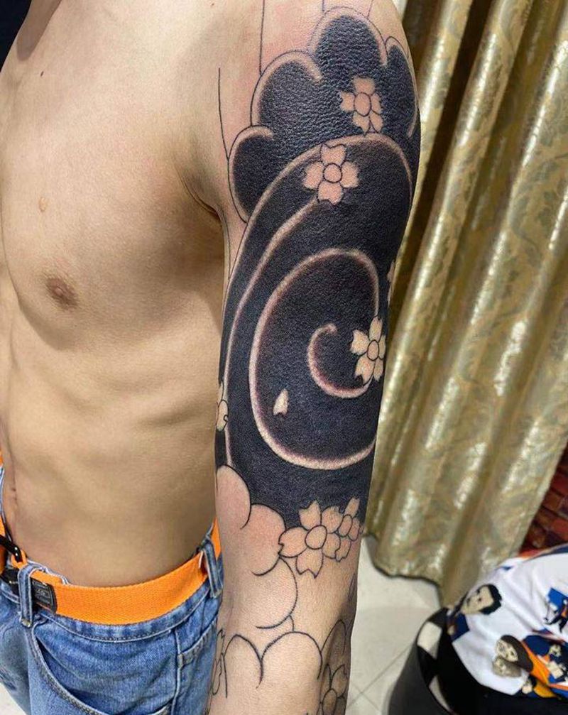 老传统纹身图片_手臂腿部老传统新传统纹身图案