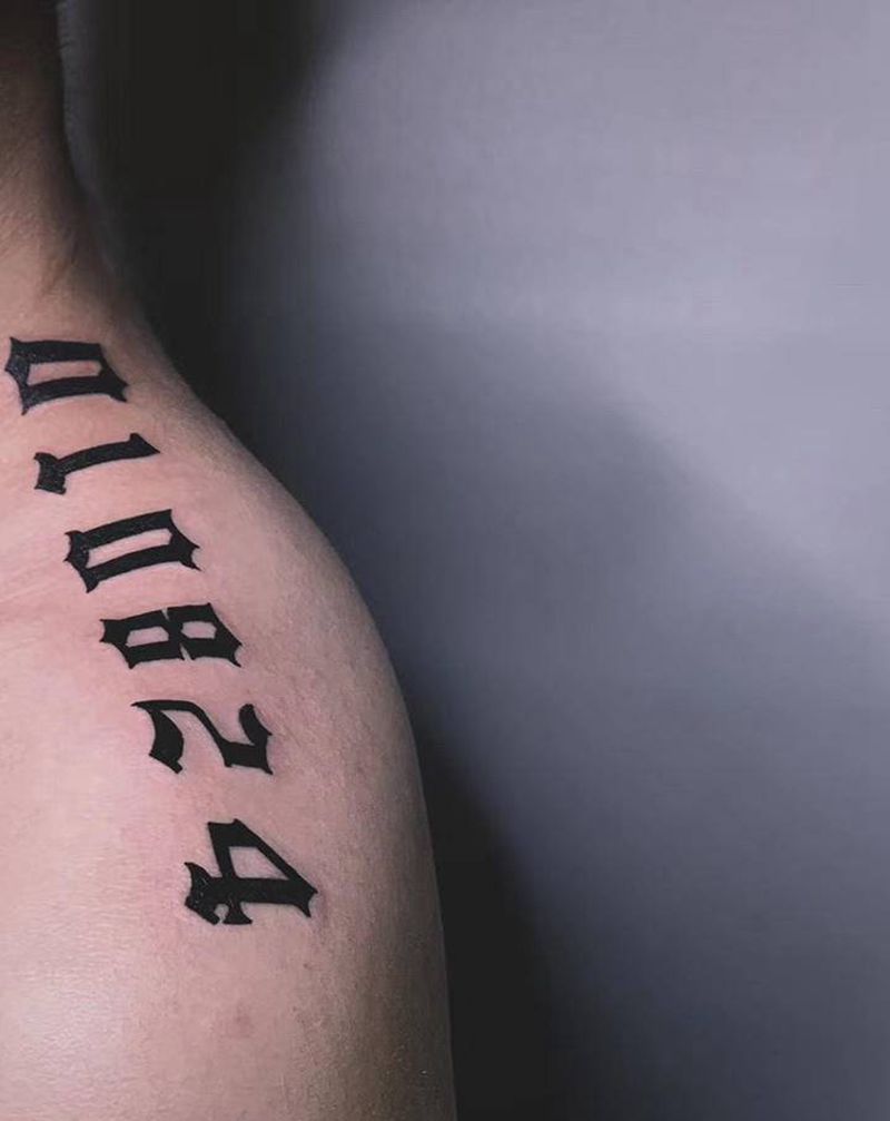 小清新一组纹身图片_手臂腿部点刺图腾小清新图腾英文纹身图案