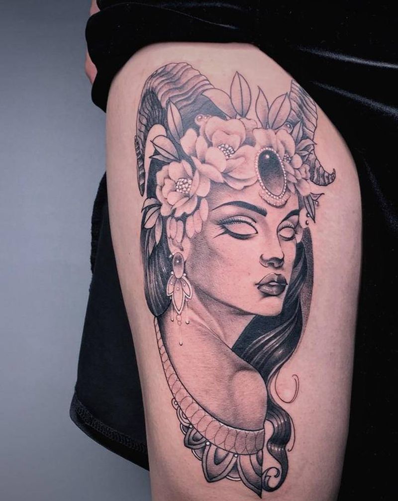 欧美人像纹身图片_手臂腿部欧美写实人像欧美人像纹身图案