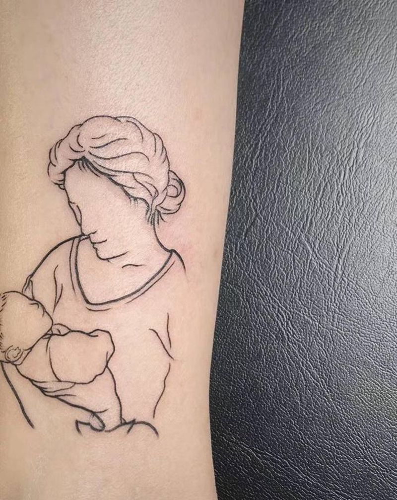 近期小清新作品纹身图片_手臂腿部图腾水彩小清新纹身图案