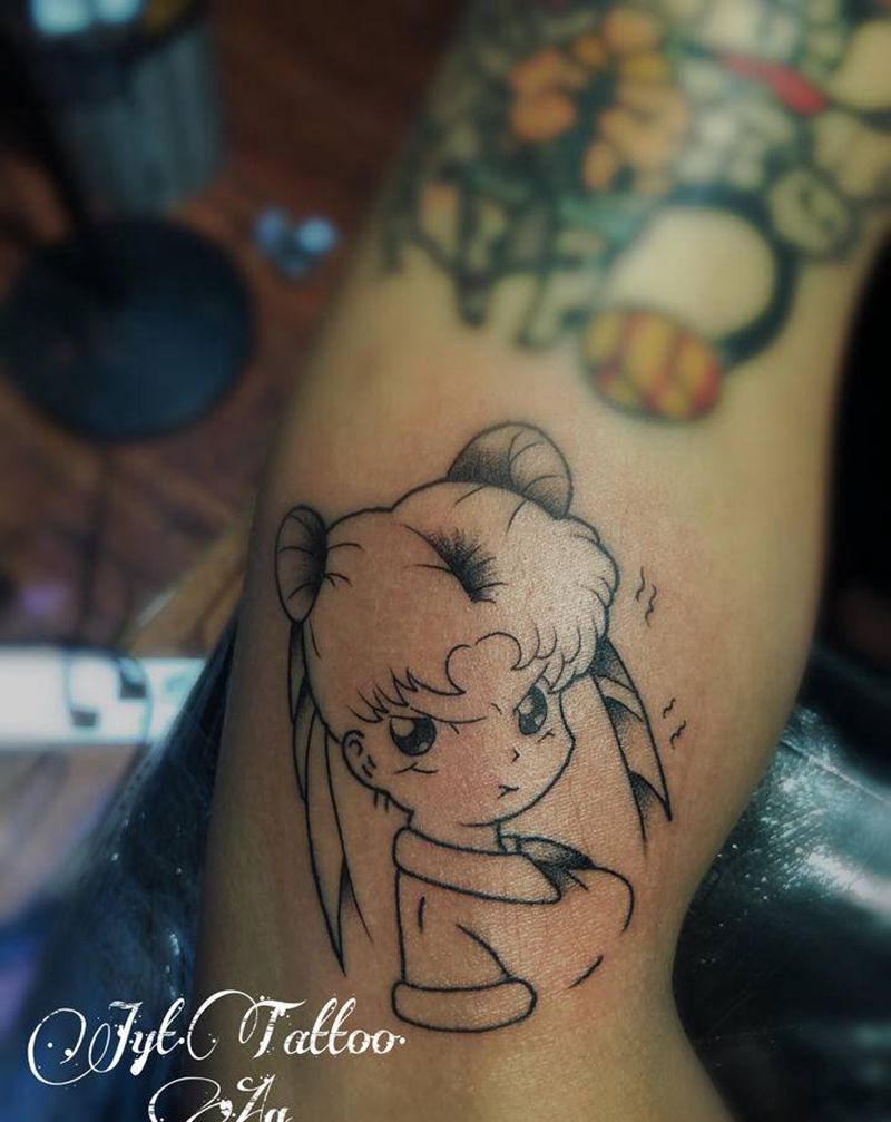 美少女战士纹身图片_手臂New SchoolOld School纹身图案