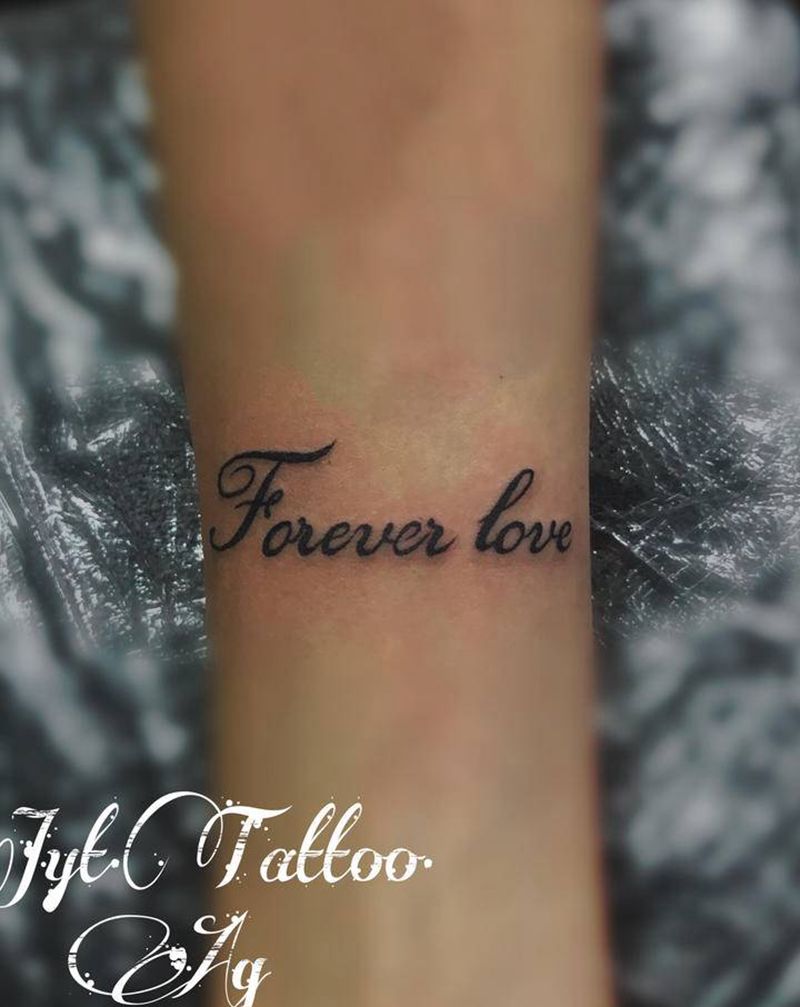 英文纹身图片_手臂花体字纹身图案