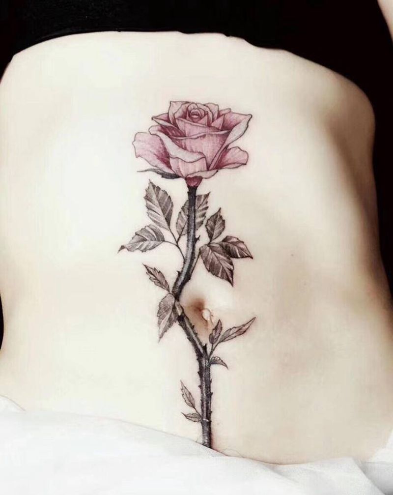 店内 疤痕遮盖作品纹身图片_水彩纹身图案