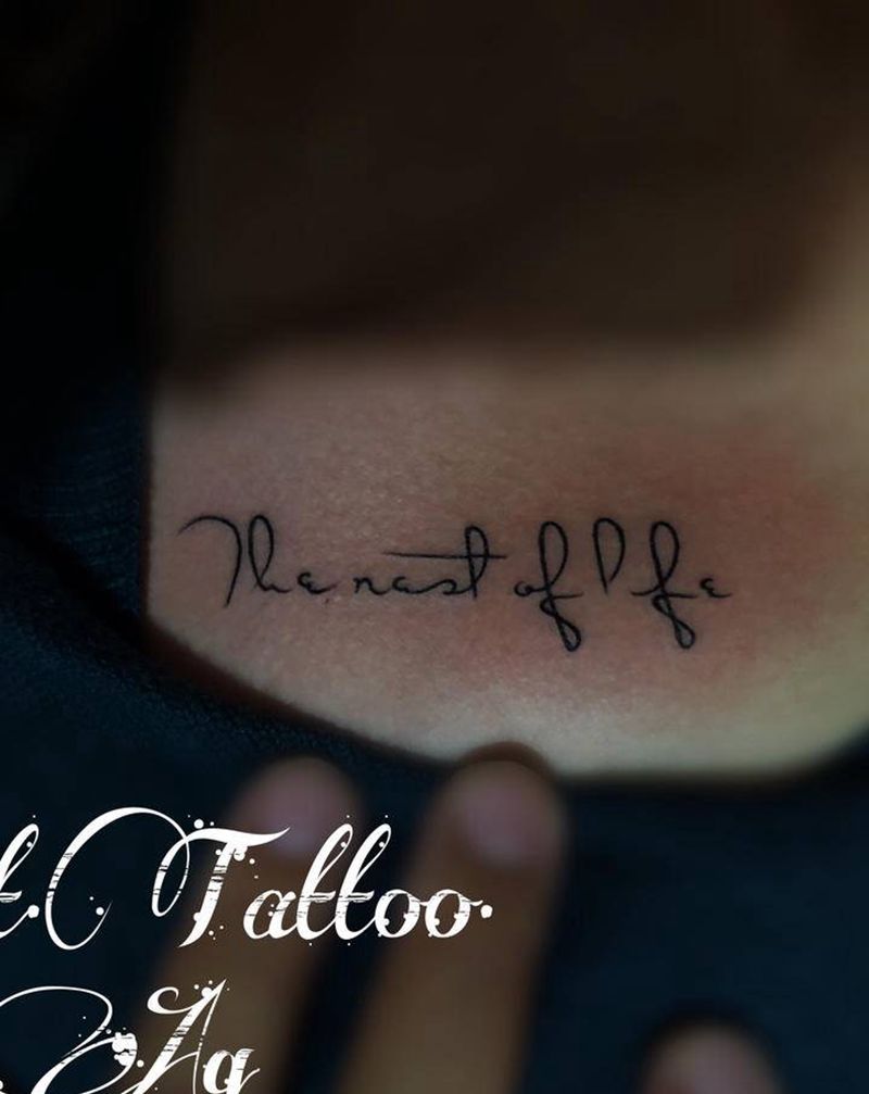 往后余生纹身图片_胸部纹身图案