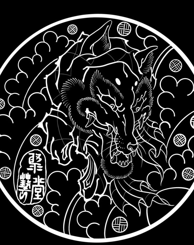 日式风格logo纹身图片_老传统新传统纹身图案