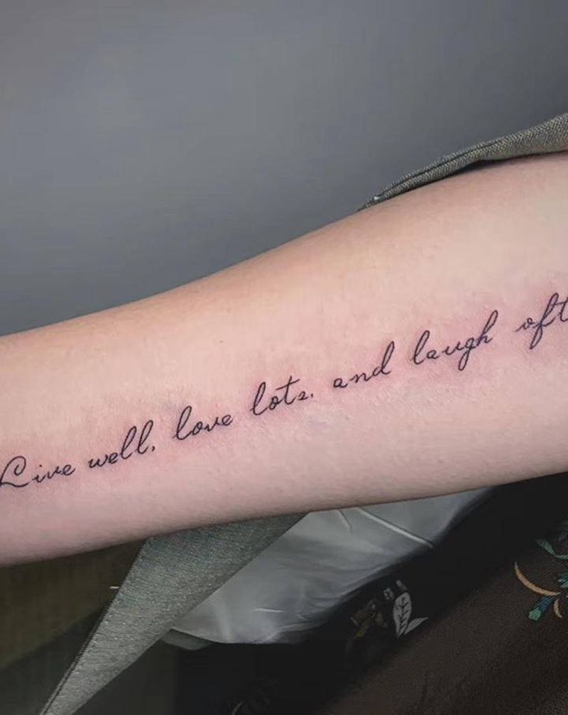 ＃一组小清新＃纹身图片_手臂背部小清新小字母纹身图案