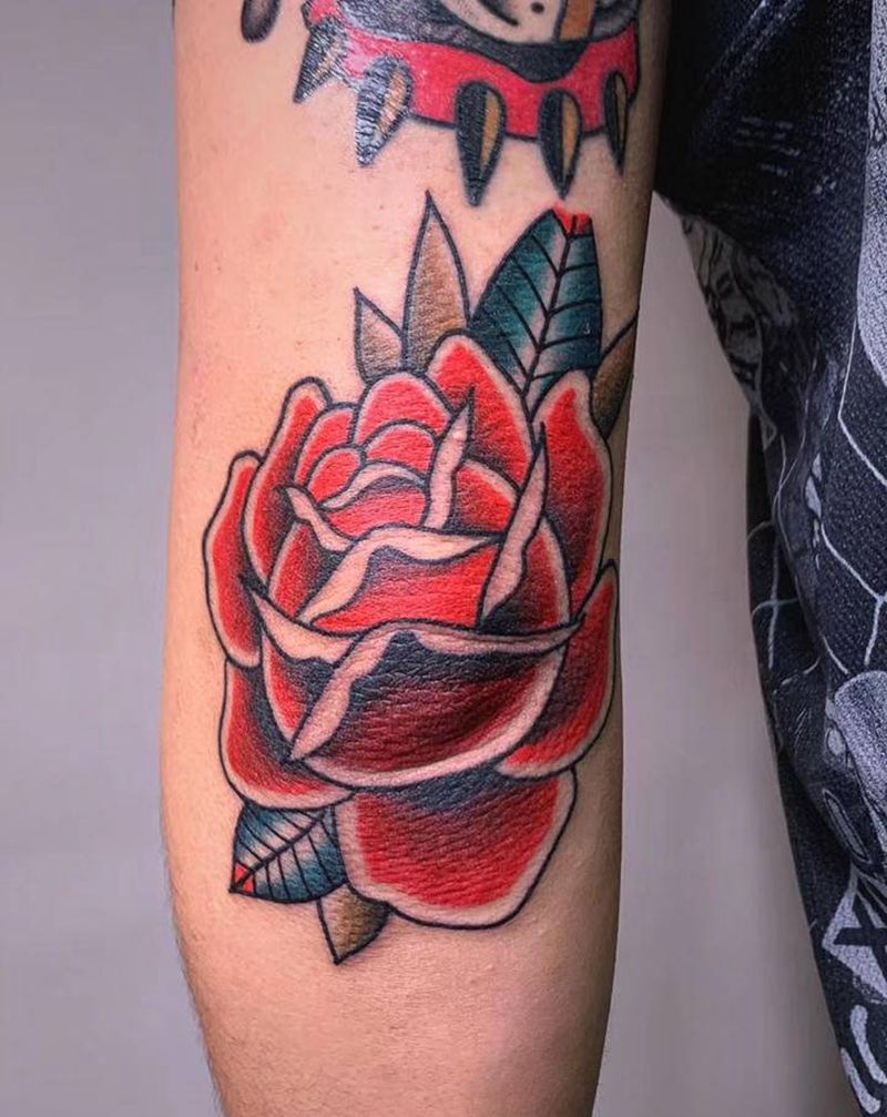 ＃一组old school#纹身图片_手臂腿部Old School老传统纹身图案