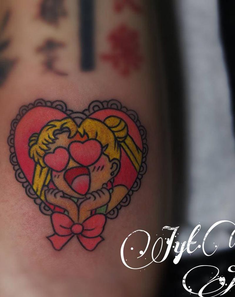 美少女战士纹身图片_手臂Old SchoolNew School纹身图案