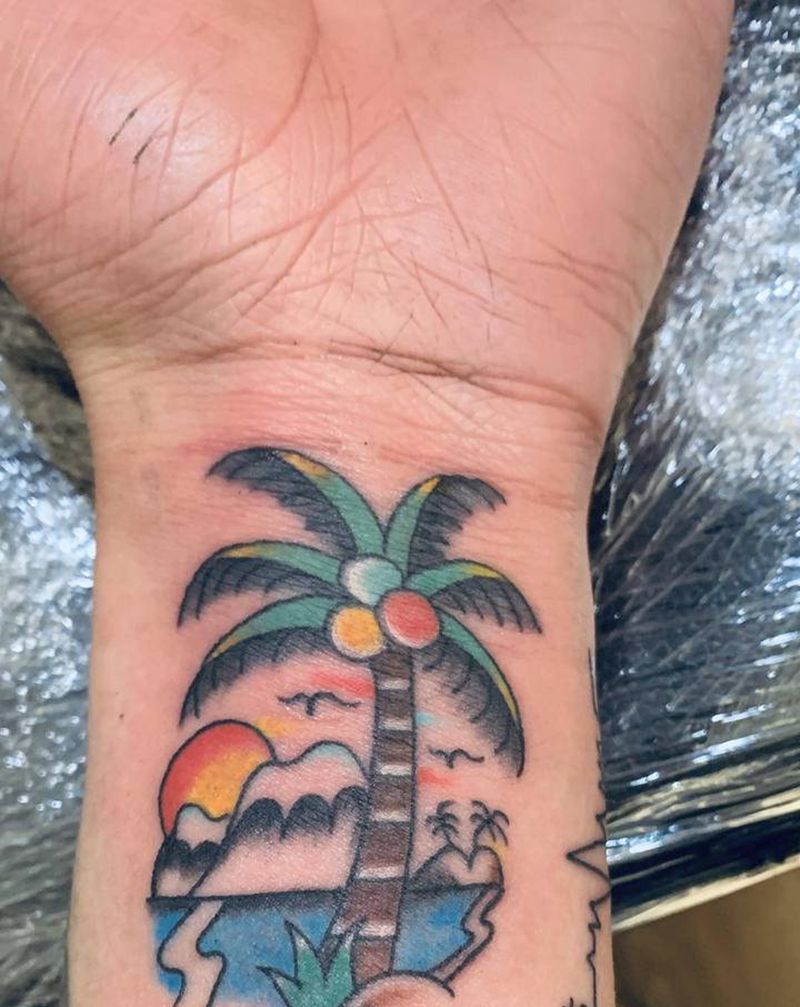 哦斯固小图纹身图片_手臂Old School纹身图案