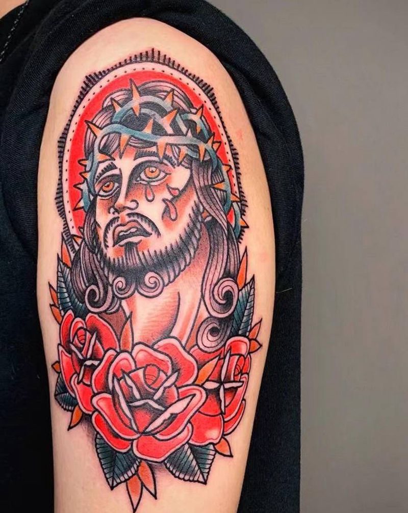 ＃一组old school#纹身图片_手臂腿部Old SchoolNew School欧美纹身图案