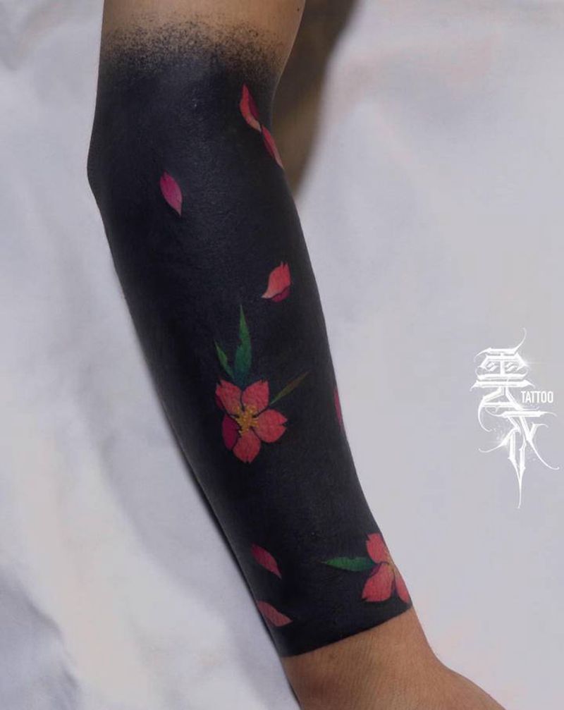 #黑臂#纹身图片_手臂图腾纹身图案