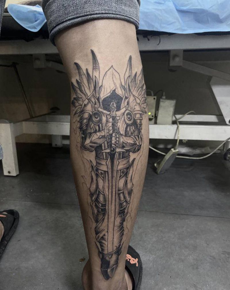 天使纹身图片_手臂纹身图案