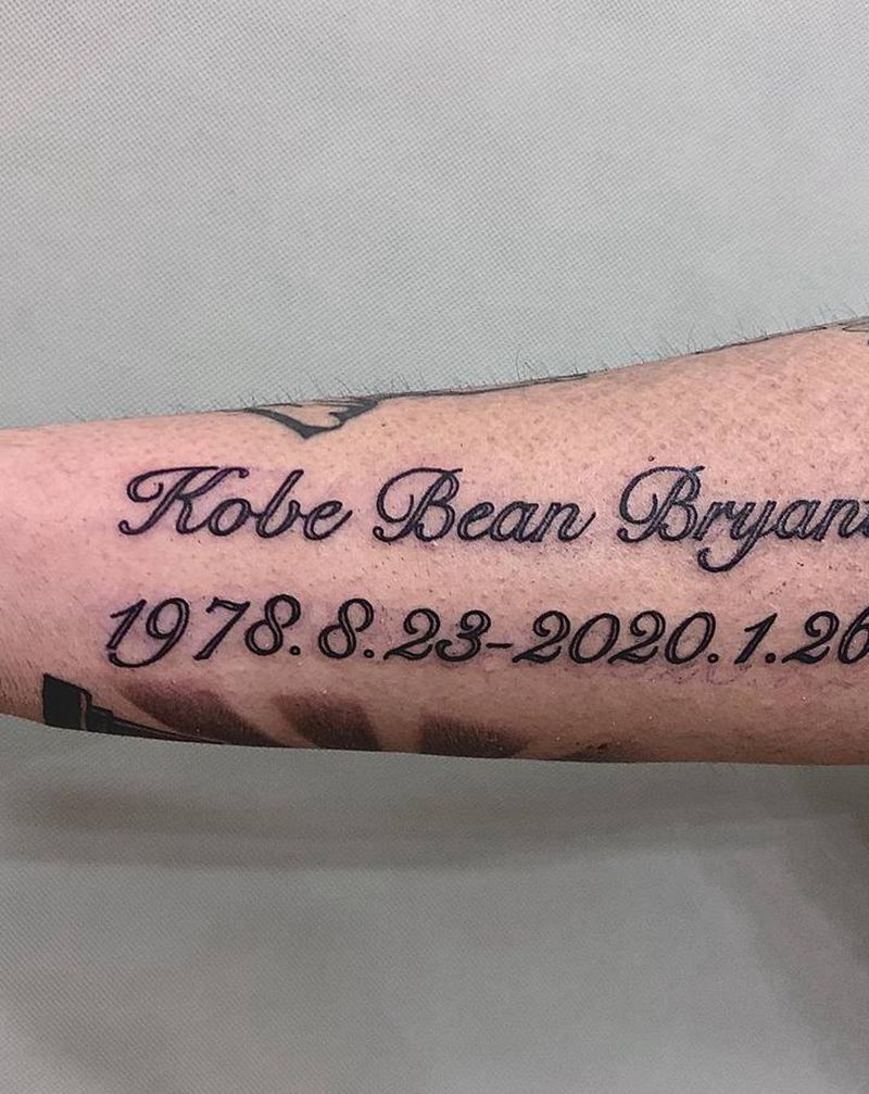 科比纹身图片_手臂纹身图案