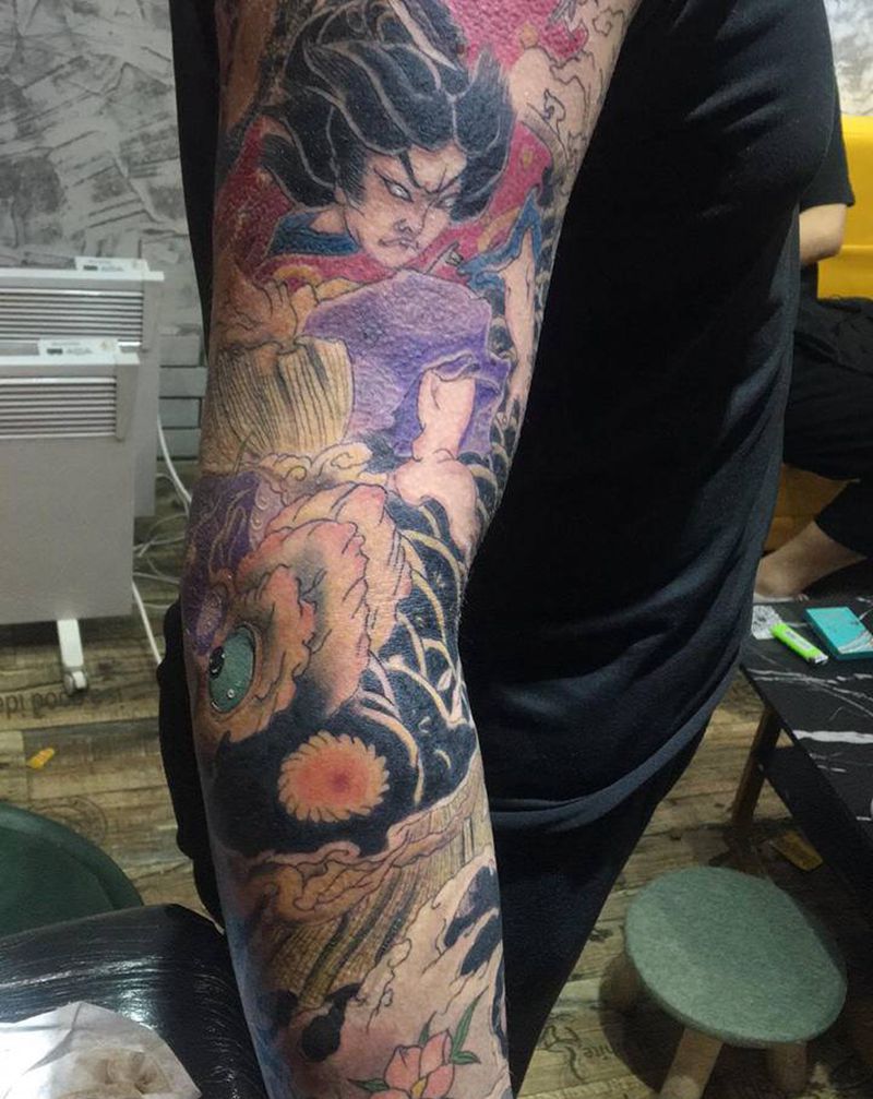 未完,纹身图片_手臂纹身图案