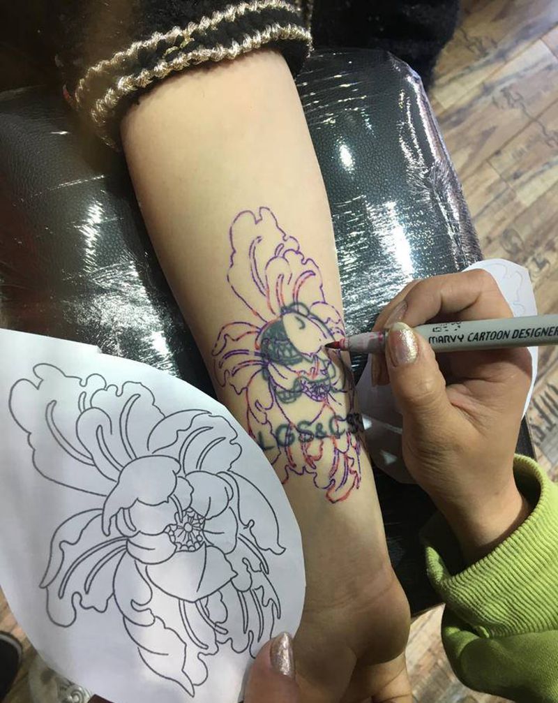 遮盖纹身图片_手臂纹身图案