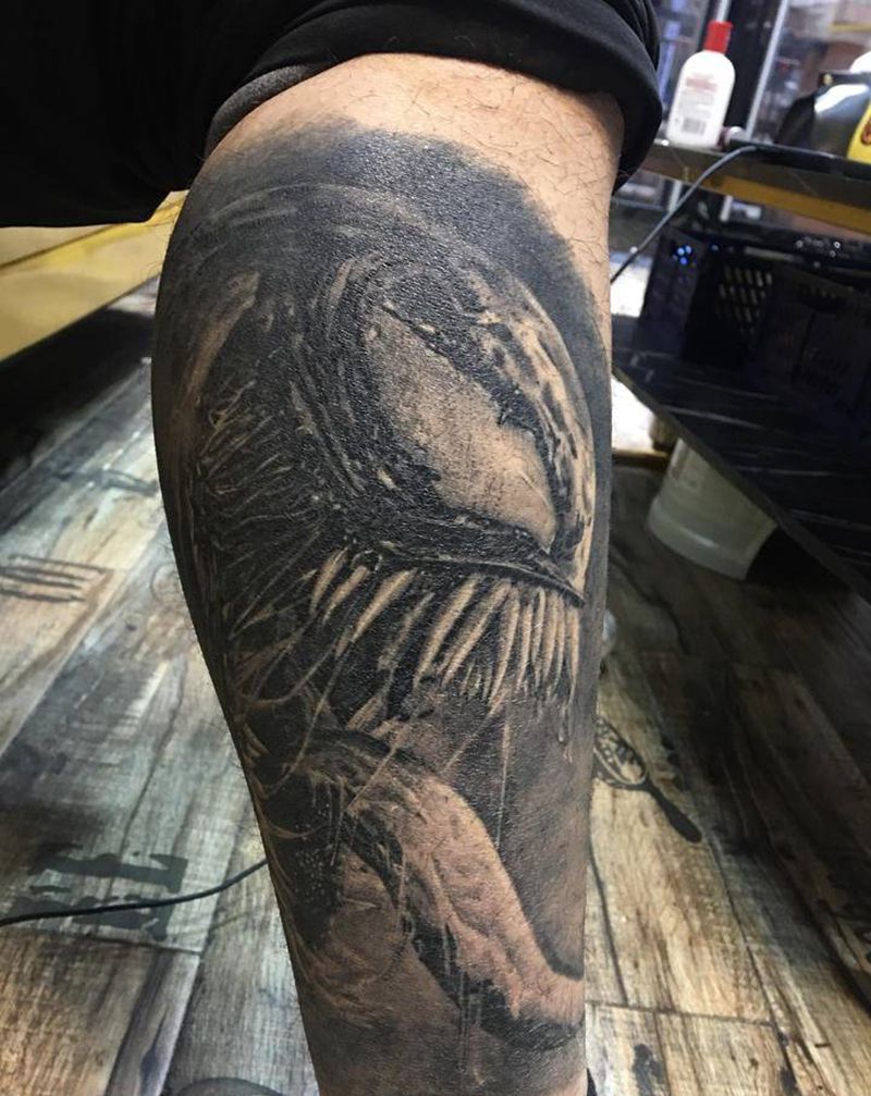 恢复后纹身图片_腿部纹身图案