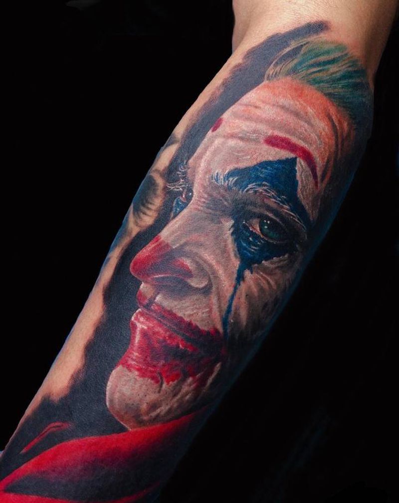 肖像纹身图片_手臂纹身图案