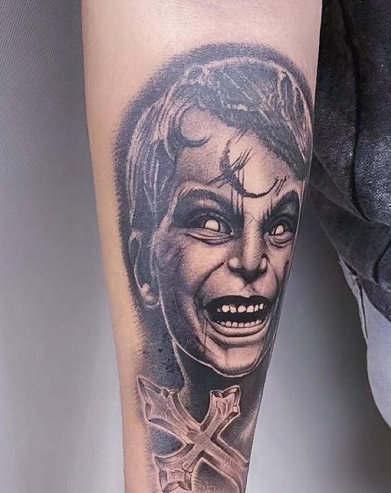 暗黑boy纹身图片_手臂纹身图案