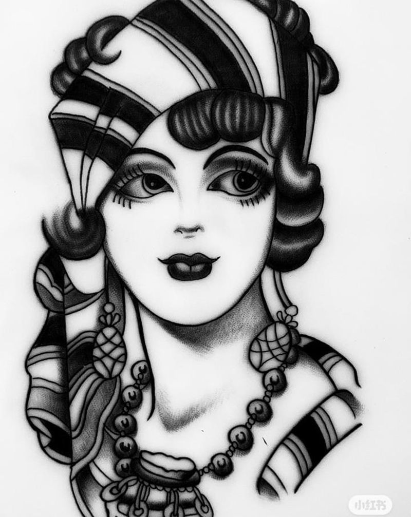 oldschool纹身图片_手臂Old School纹身图案