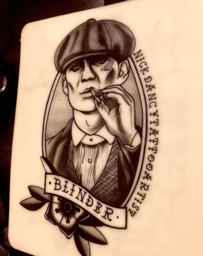 谢尔比纹身图片_欧美写实纹身图案