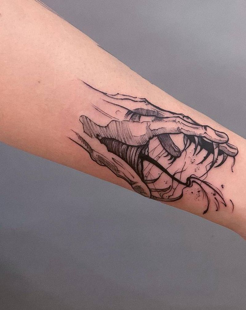 手纹身图片_手臂纹身图案